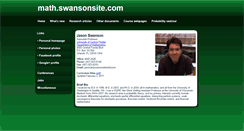 Desktop Screenshot of math.swansonsite.com